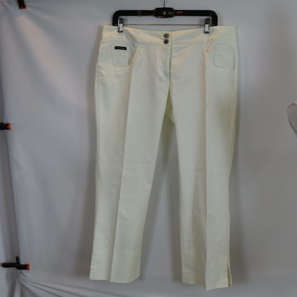 Dolce & Gabbana Capri Logo Jeans and Full Length Jeans